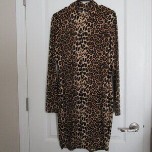 NWOT leopard print dress